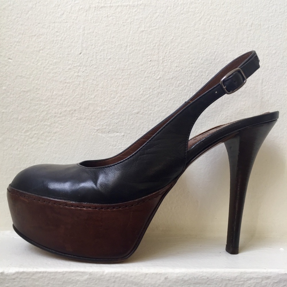 MARNI Sligback Platform Heels Sieze 38